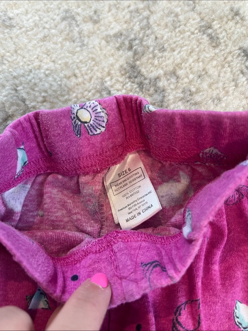 Disney Ariel Little Mermaid Pajama Set